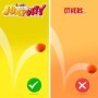 Jumputty plastilina saritoare blister 3 buc diverse culori